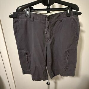 Men's Gray Cargo Shorts
